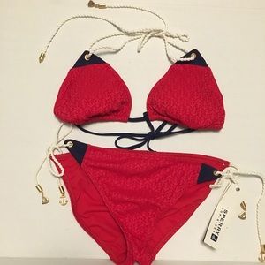 Sperry Nautical Bikini Set